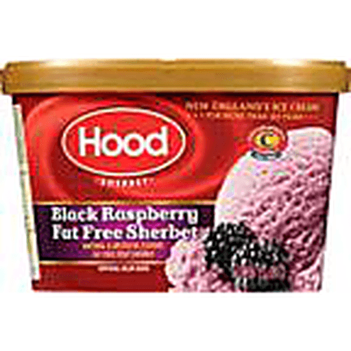 slide 5 of 8, Hood New England Creamery Fruit Sherbet, Fat Free, Black Raspberry, 48 oz