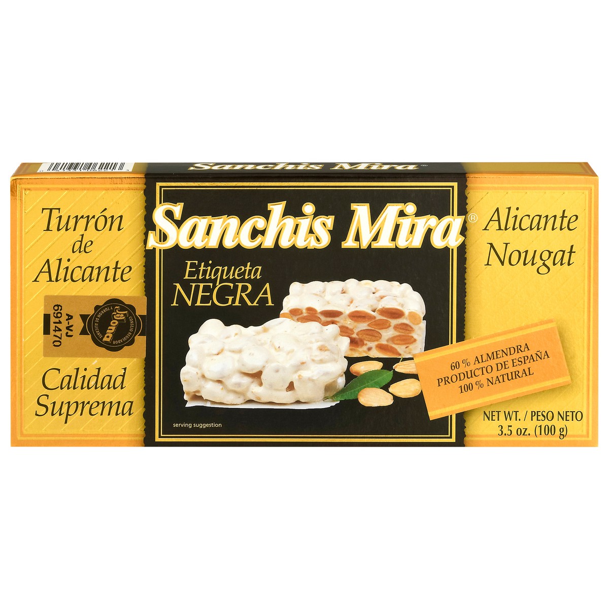 slide 3 of 4, Sanchis Mira Alicante Nougat 3.5 oz, 3.5 oz