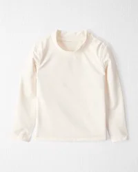 Littleplanet Baby Recycled Long-Sleeve Rashguard Top Sweet Cream 24M