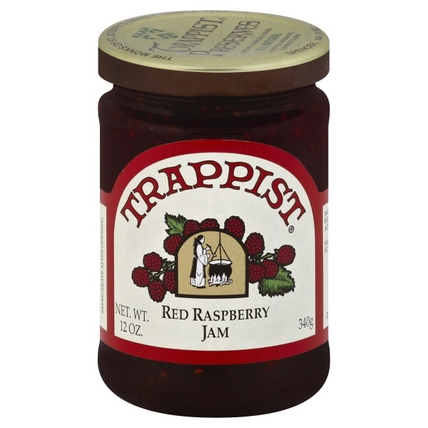 slide 1 of 1, Trappist Preserves Red Raspberry Jam, 12 oz