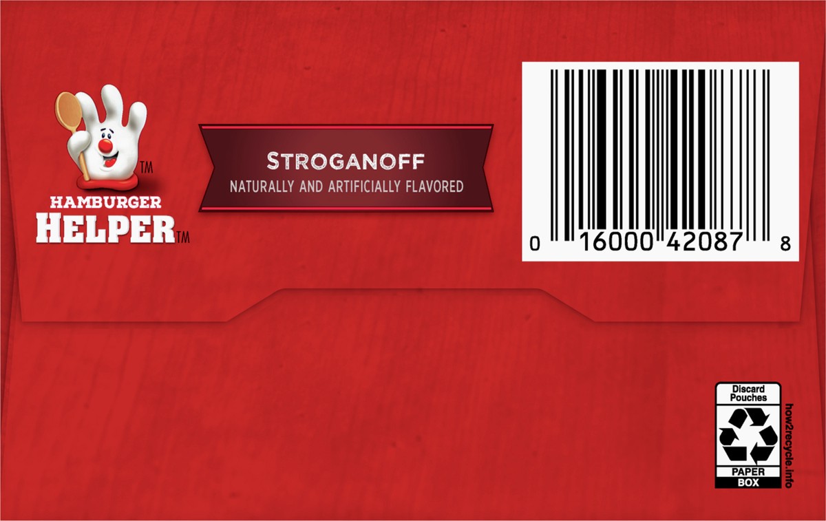 slide 8 of 9, Hamburger Helper Stroganoff, Pasta & Creamy Sauce Mix, 13 oz., Twin Pack, 13 oz