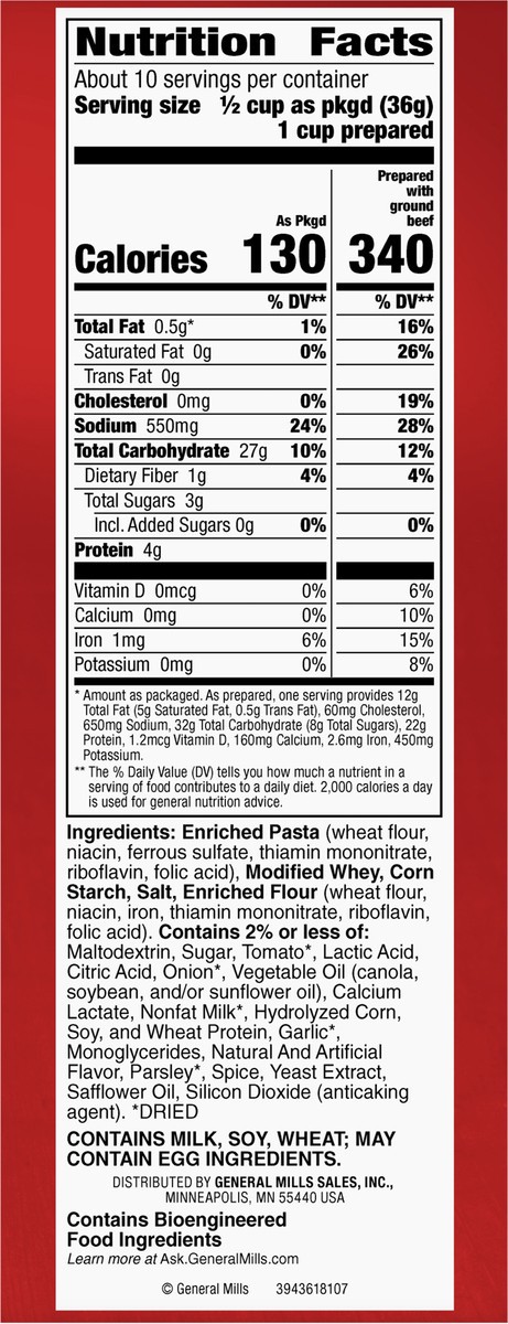 slide 3 of 9, Hamburger Helper Stroganoff, Pasta & Creamy Sauce Mix, 13 oz., Twin Pack, 13 oz