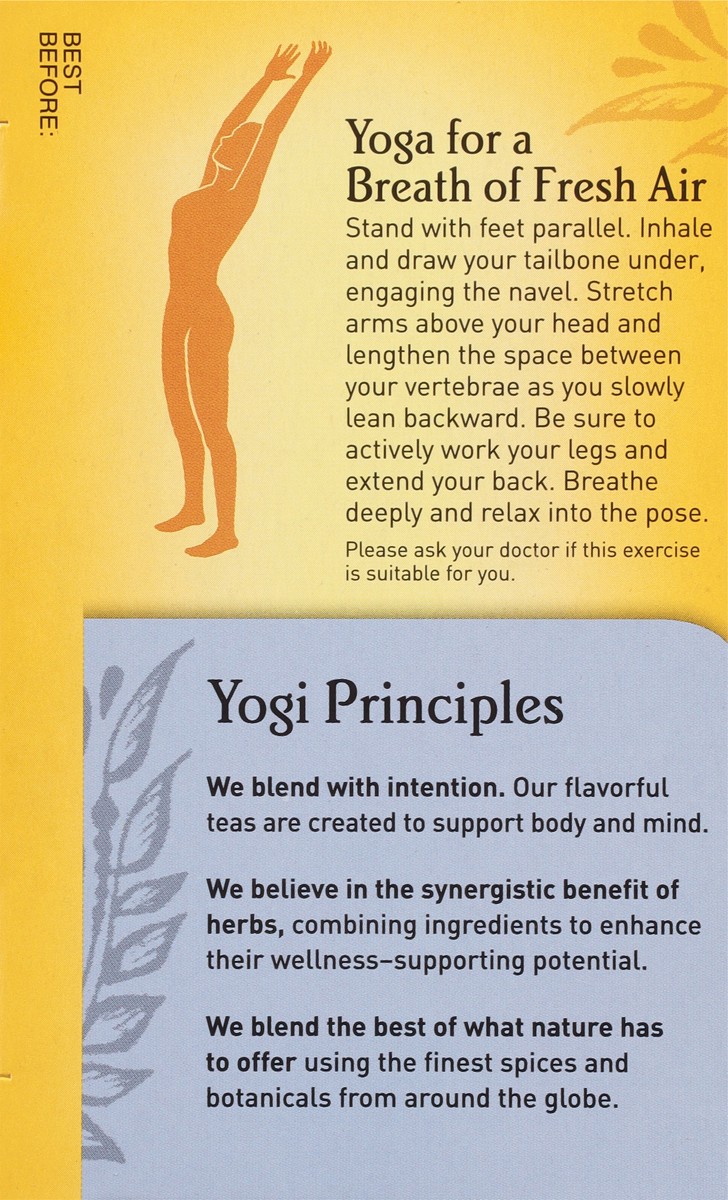 slide 7 of 9, Yogi Teas Organic Caffeine Free Breathe Deep Tea, 16 ct