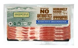 Greenfield™ No Sugar Thick Cut Smoked Uncured Bacon