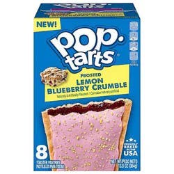 Kelloggs Pop Tarts Lemon Blueberry 13.5oz - 13.5 OZ