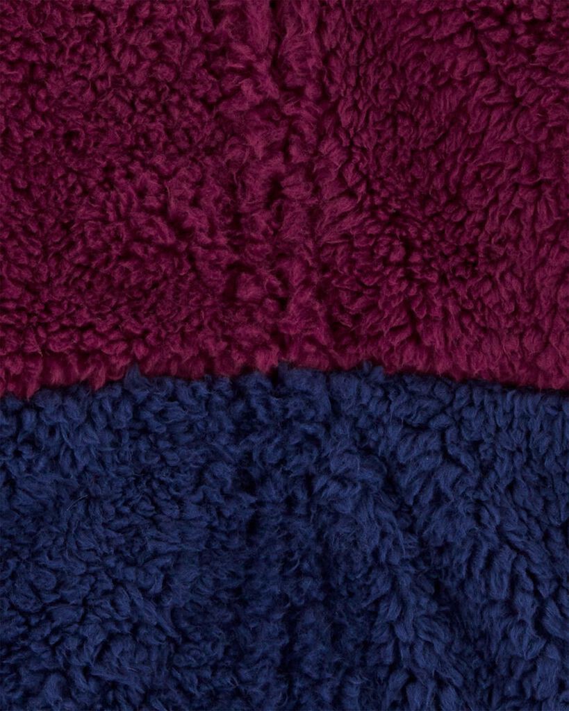 slide 2 of 2, Oshkosh Baby Colorblock Fleece Knit Jacket - Red Multicolour 12M, 1 ct