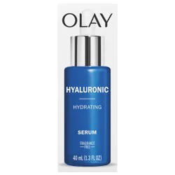 Olay Hyaluronic Hydrating Serum, Fragrance-Free, 1.3 oz