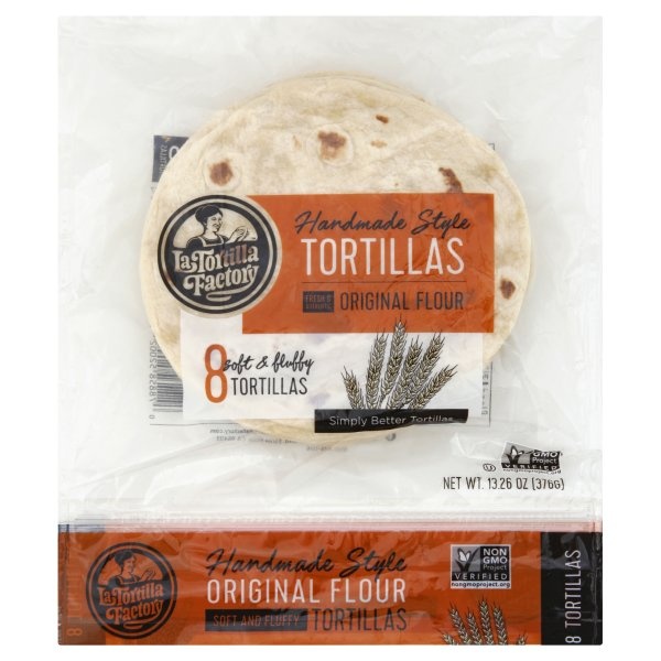 slide 1 of 5, La Tortilla Factory Original Flour Tortilla, 13.26 oz