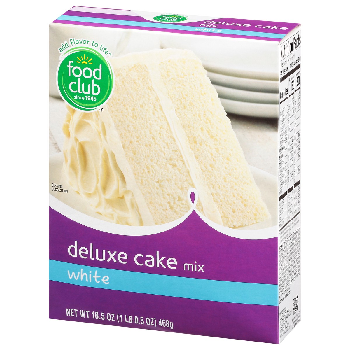 slide 2 of 9, Food Club White Deluxe Cake Mix 16.5 oz, 16.5 oz