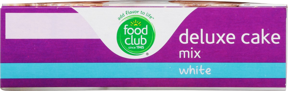 slide 8 of 9, Food Club White Deluxe Cake Mix 16.5 oz, 16.5 oz