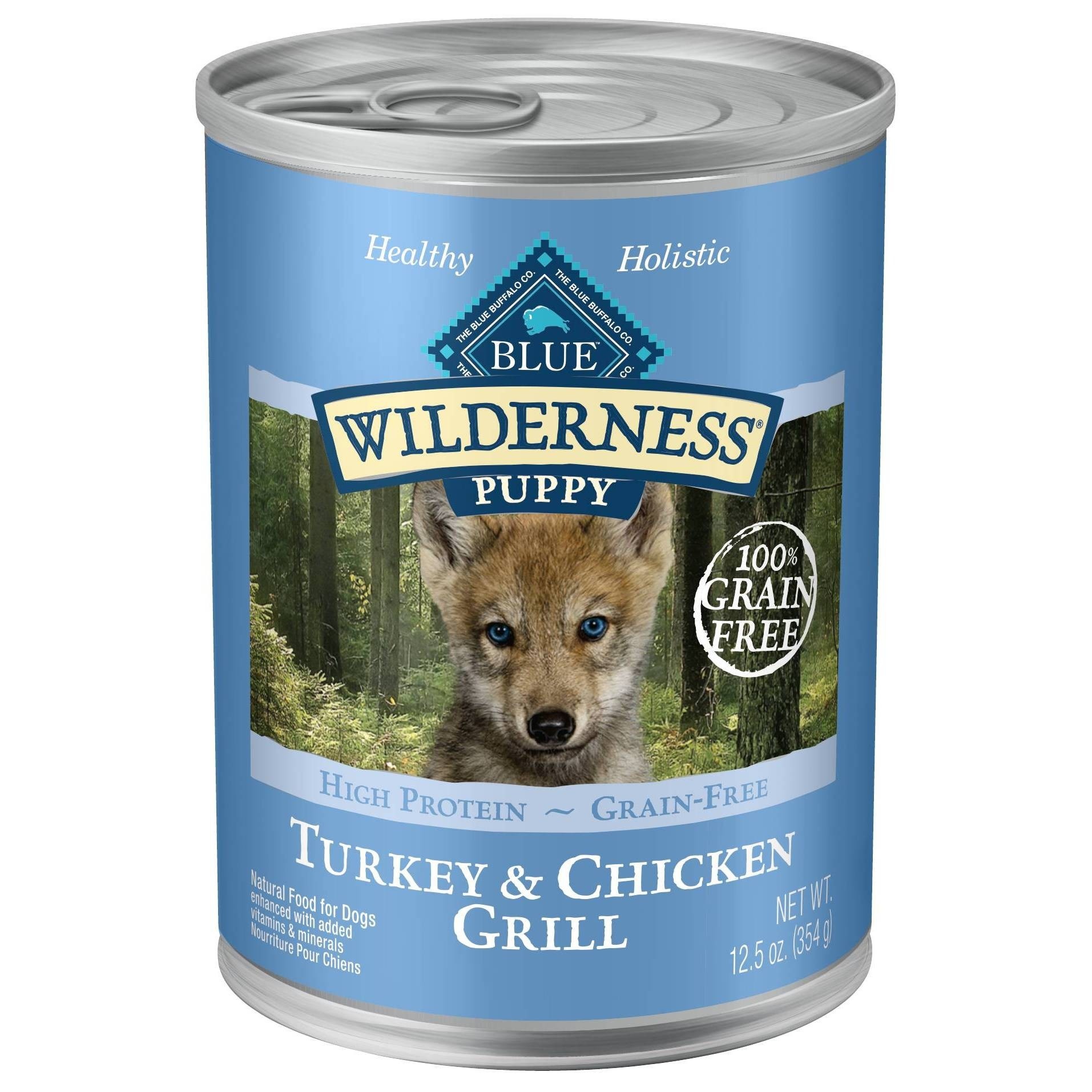 Blue Buffalo Wilderness High Protein Grain Free, Natural Puppy Wet Dog