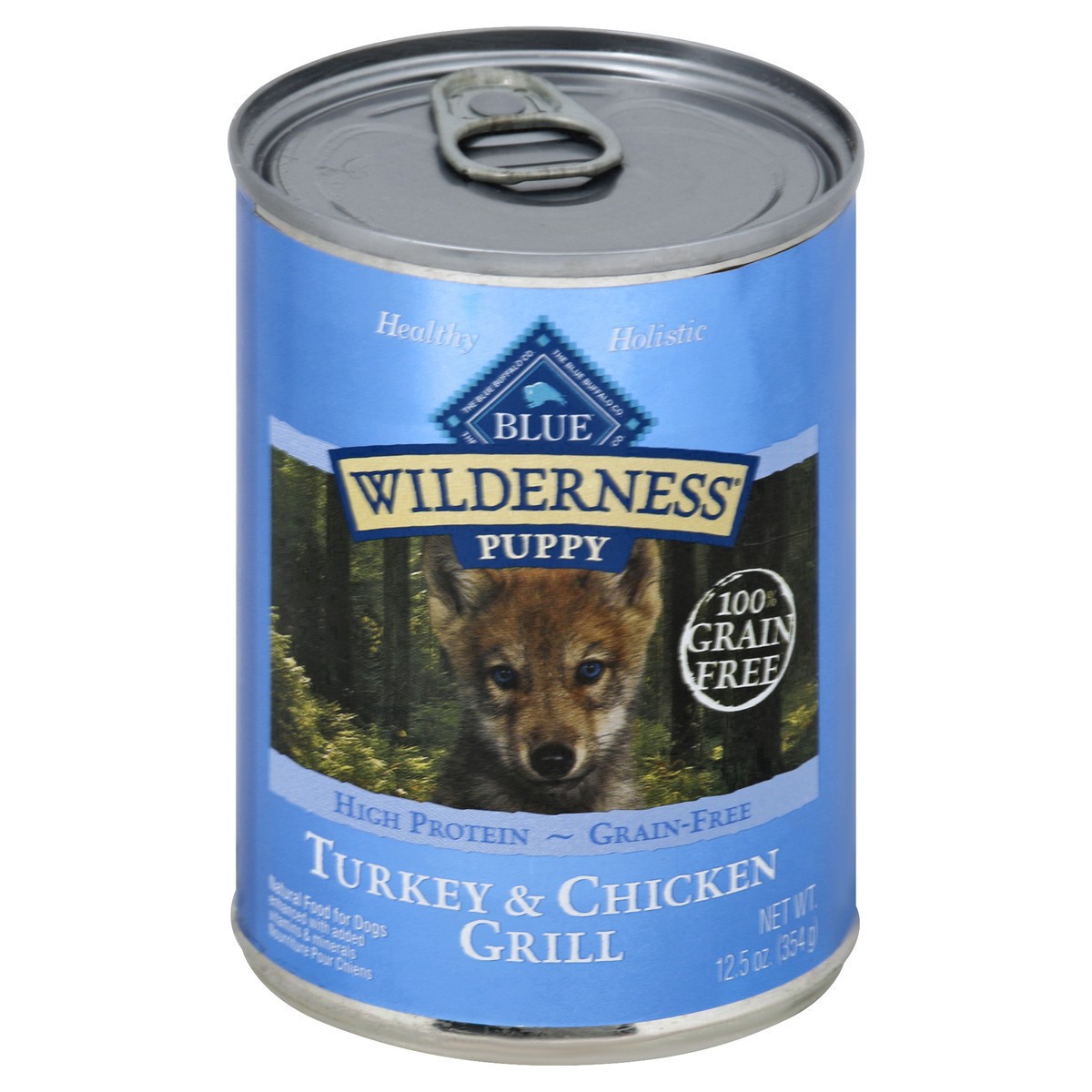 slide 11 of 27, Blue Buffalo Wilderness Grain Free High Protein Wet Dog Food Turkey & Chicken Grill Puppy - 12.5oz, 12.5 oz