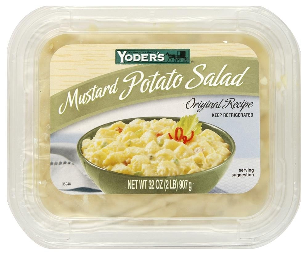 slide 1 of 1, Yoder's Mustard Potato Salad, 32 oz