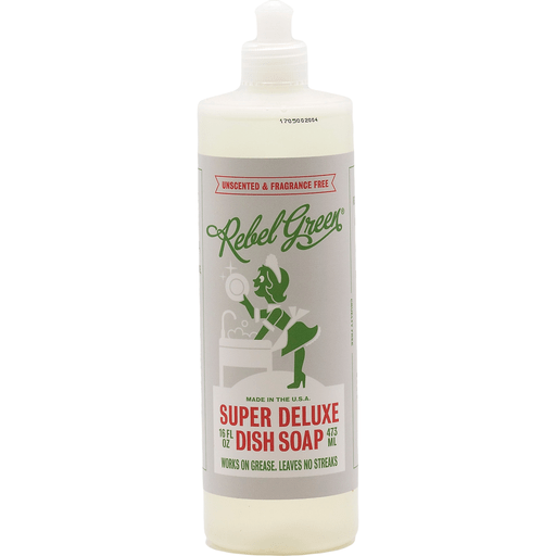 slide 1 of 1, Rebel Green Super Deluxe Dish Soap Sulfate Free, 16 oz