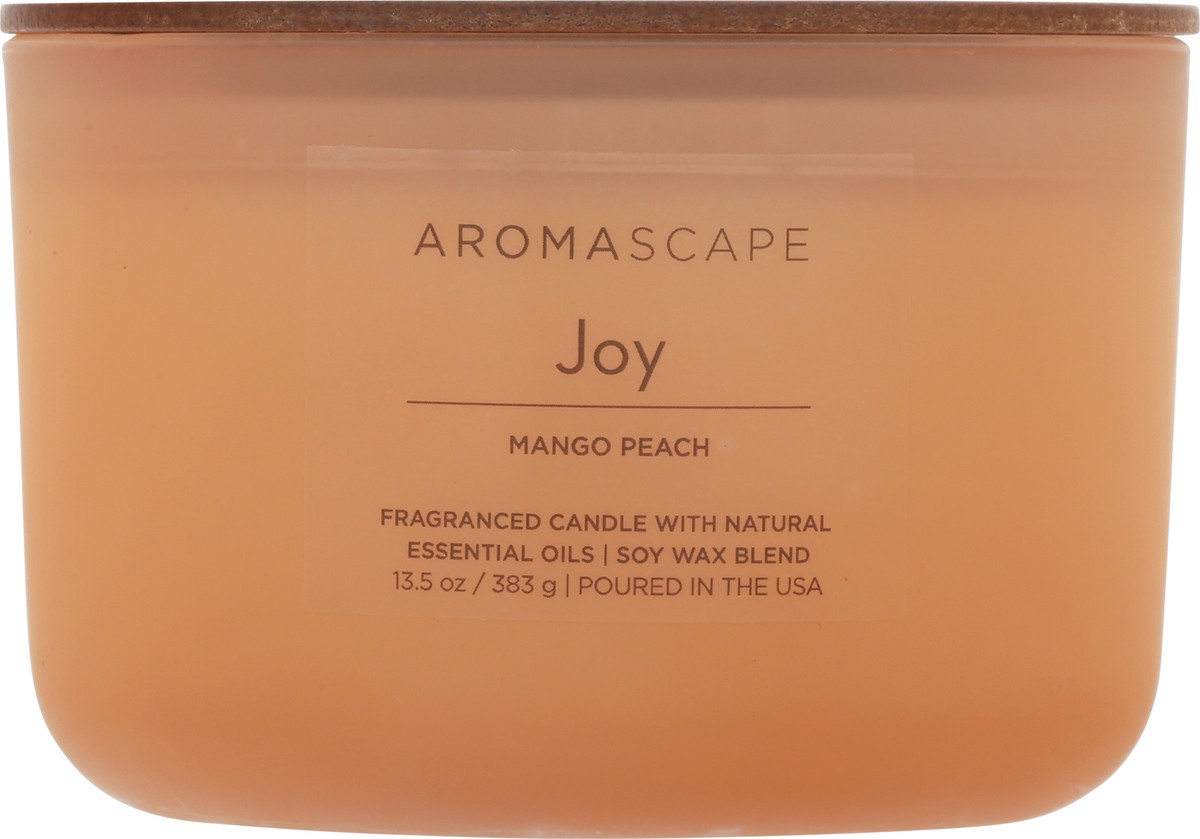 slide 7 of 10, Aromascape Joy Mango Peach Candle 1 ea, 1 ct