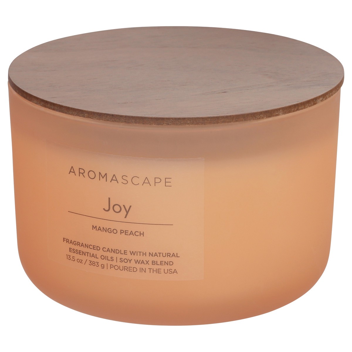 slide 10 of 10, Aromascape Joy Mango Peach Candle 1 ea, 1 ct