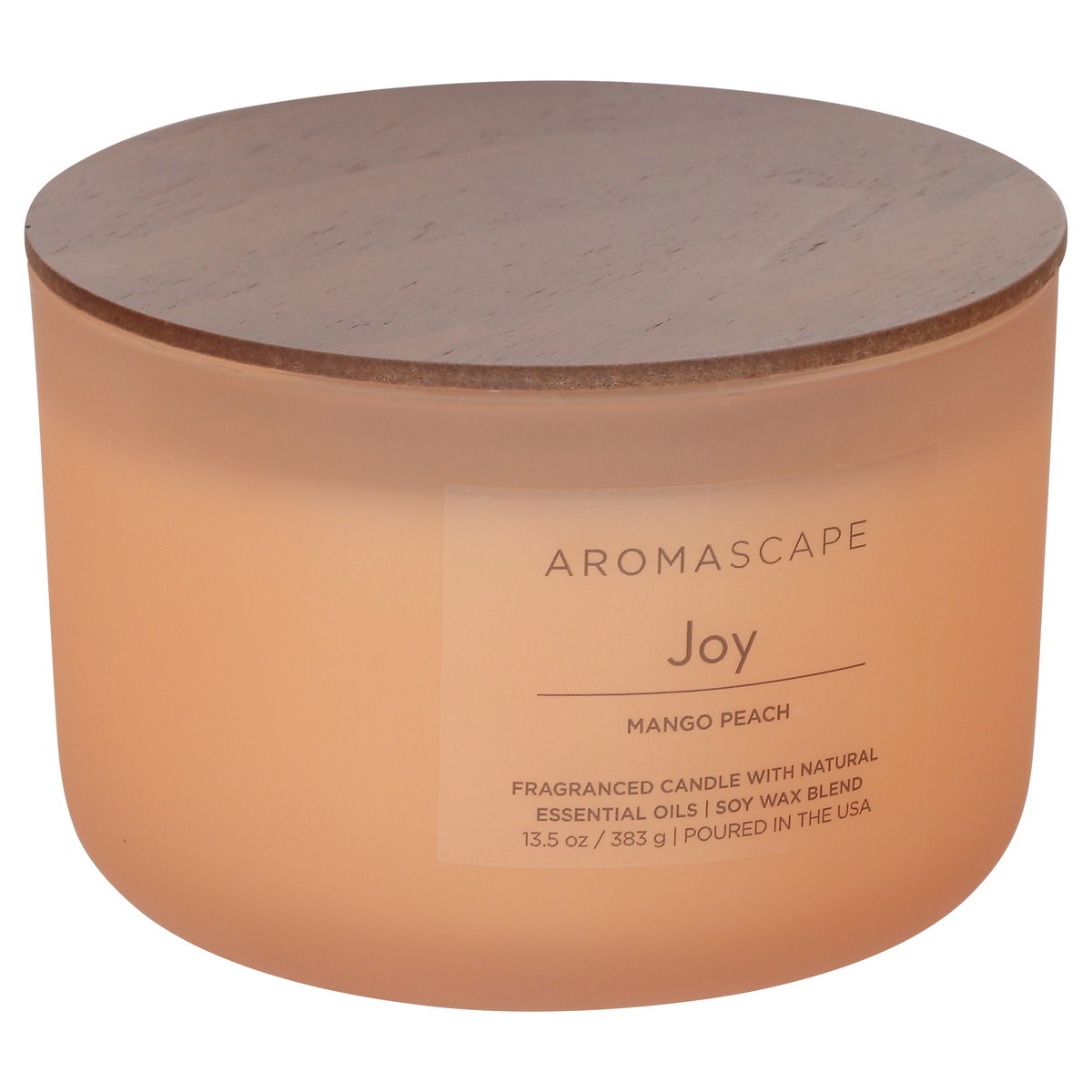 slide 6 of 10, Aromascape Joy Mango Peach Candle 1 ea, 1 ct