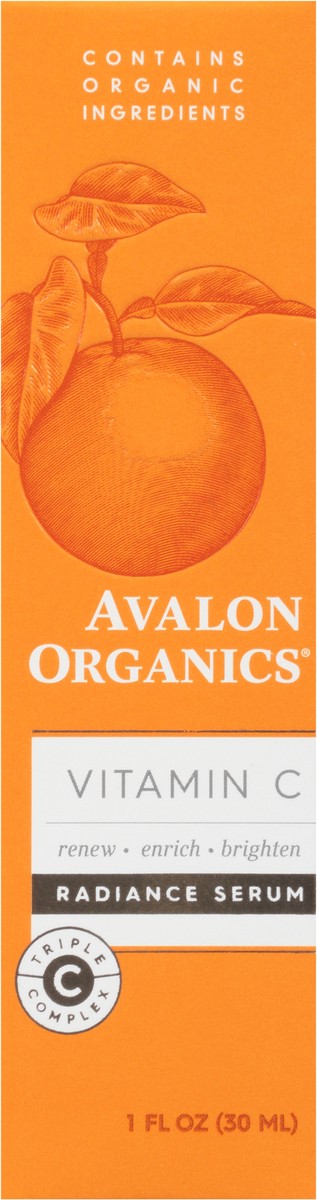 slide 4 of 7, Avalon Organics Vitamin C Radiance Serum 1 fl. oz. Box, 1 fl oz