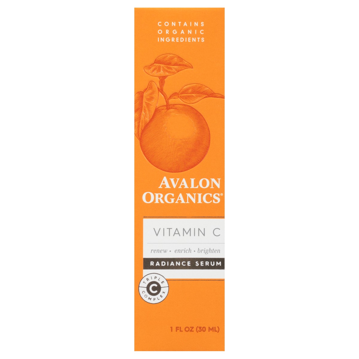 slide 1 of 7, Avalon Organics Vitamin C Radiance Serum 1 fl. oz. Box, 1 fl oz