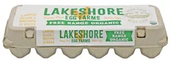 Lakeshore Organic Free Range Large Brown Eggs
