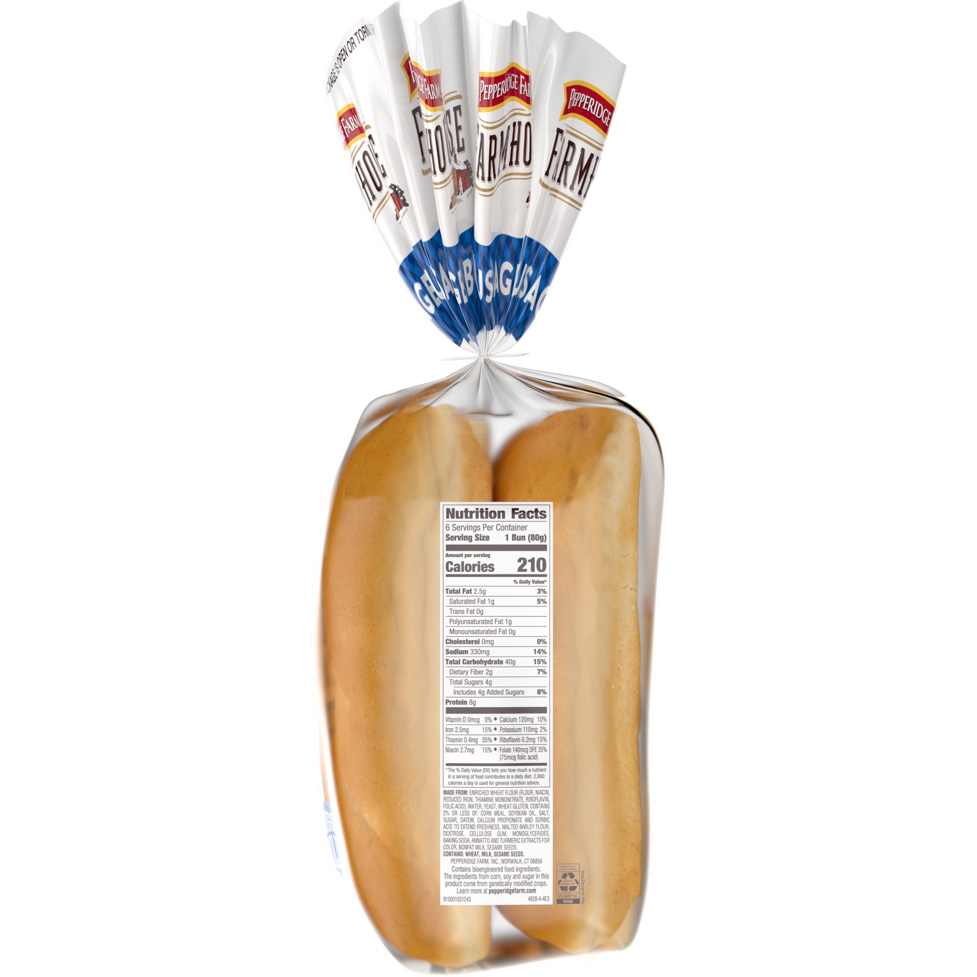 slide 5 of 8, Pepperidge Farm White Sausage Buns, 17 oz