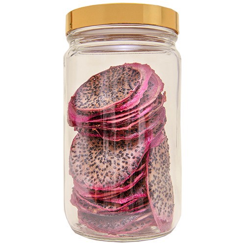 slide 1 of 1, Dehy Garnish Slices Bulk - Dragonfruit 400Gr, 400 gram