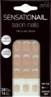 slide 1 of 1, SensatioNail Salon Nails Pre-Glue - Short Pink, 1 ct