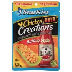 StarKist Chicken Creations Bold White Premium Buffalo Style Chicken in Sauce 2.6 oz