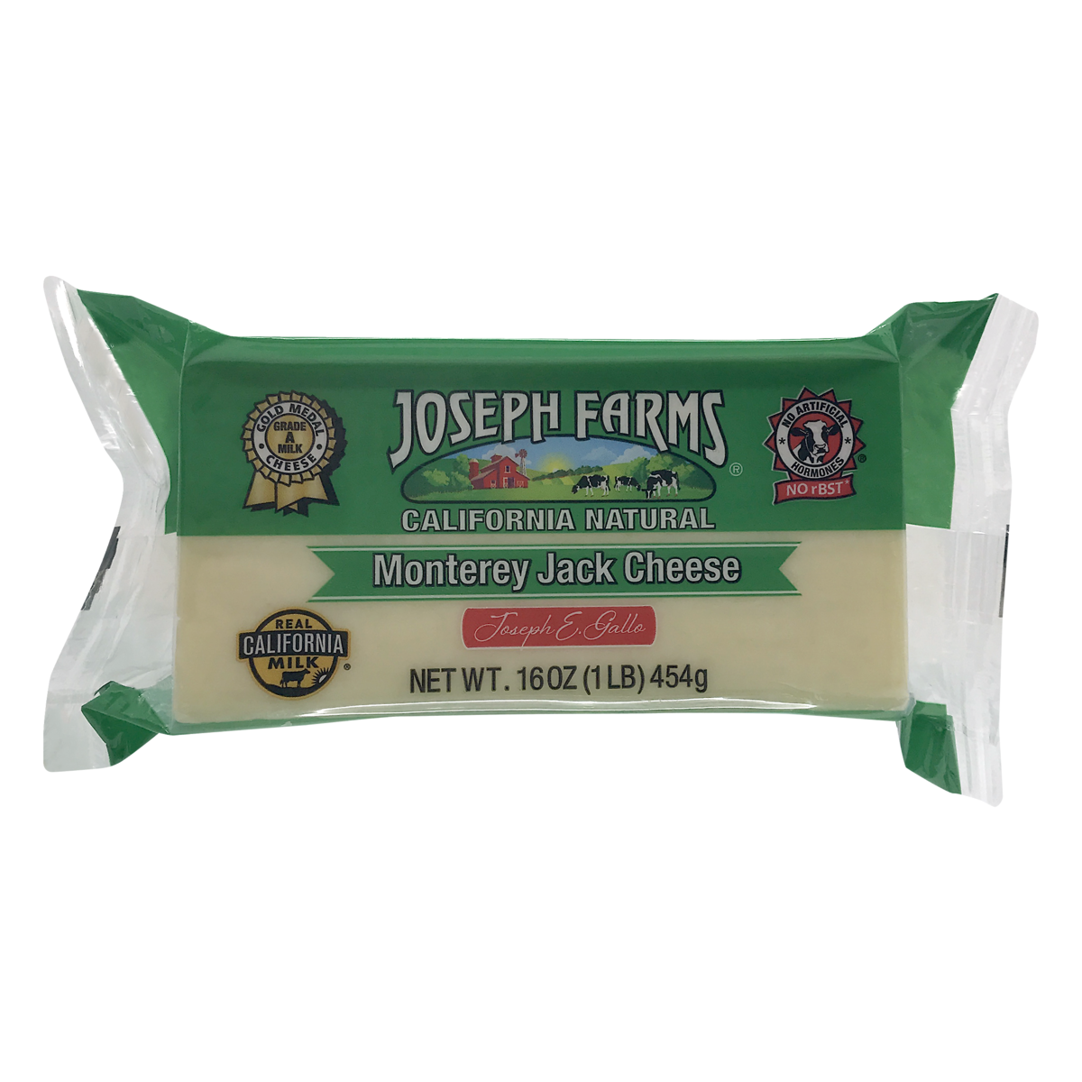 slide 1 of 1, Joseph Farms Monterey Jack Cheese, 16 oz