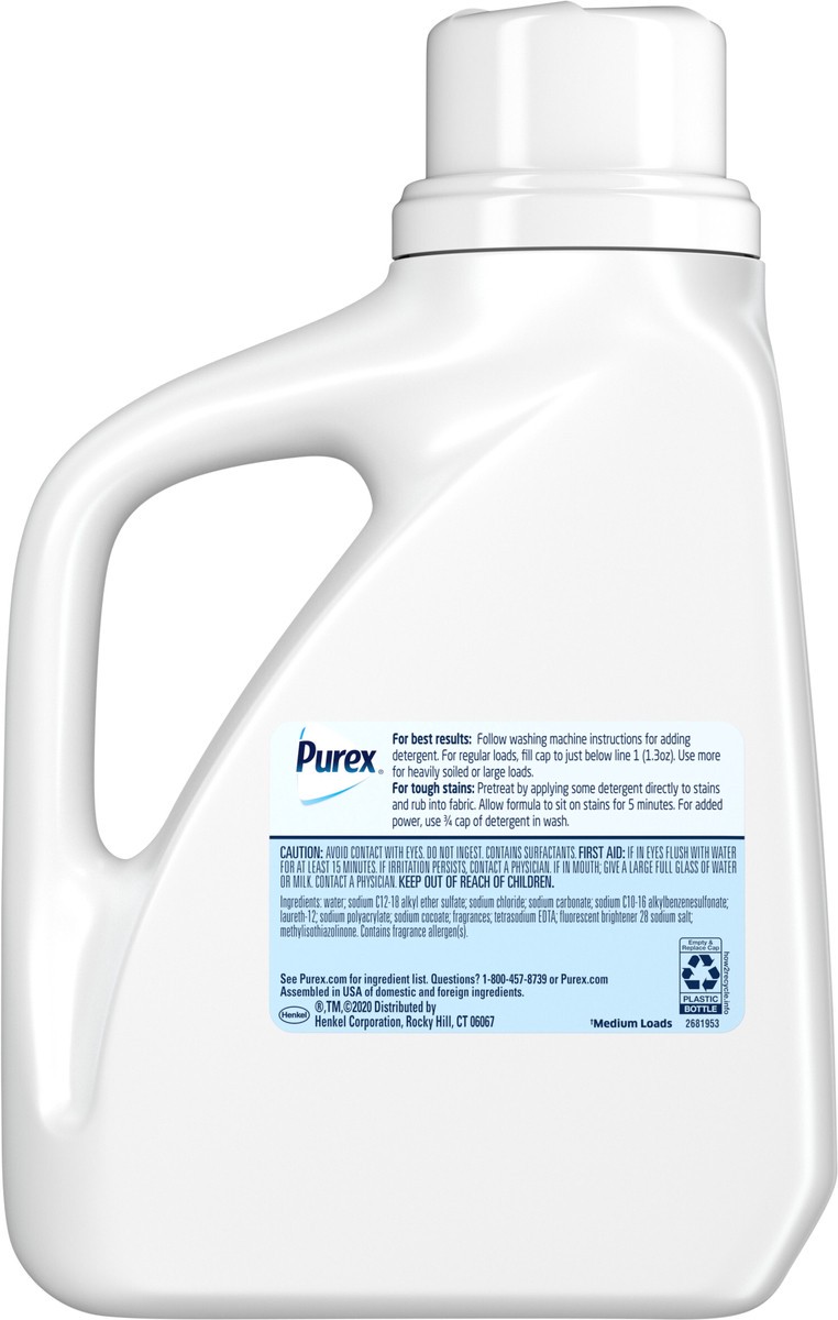 slide 3 of 3, Purex Liquid Laundry Detergent, Baby, 50 Fluid Ounces, 38 Loads, 50 fl oz