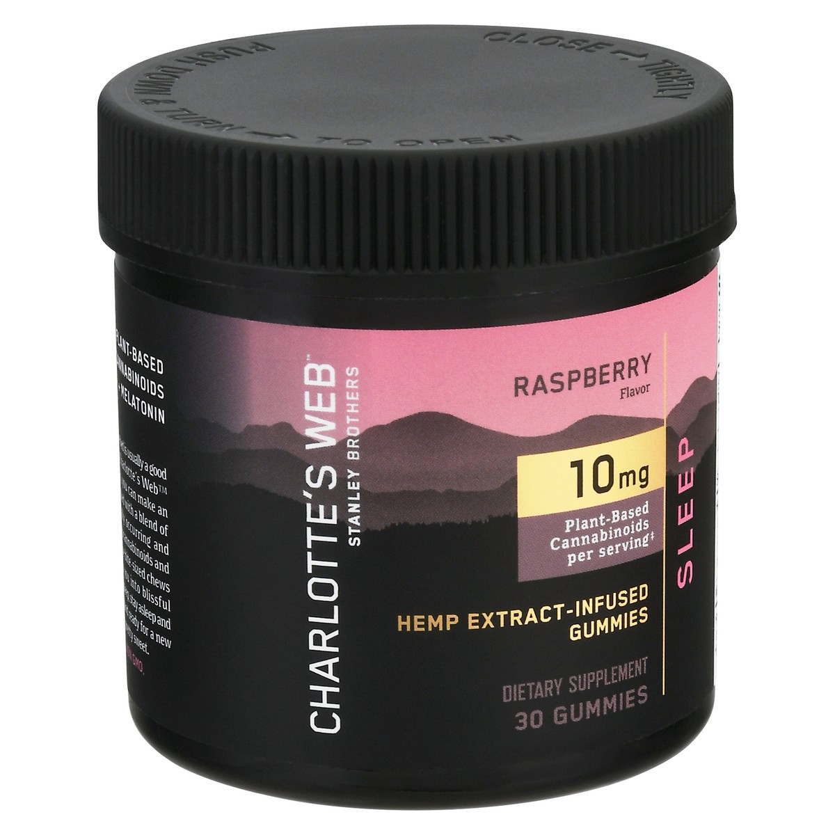 slide 2 of 13, Charlotte's Web Raspberry Hemp Extract Infused Sleep Gummies, 1 ct