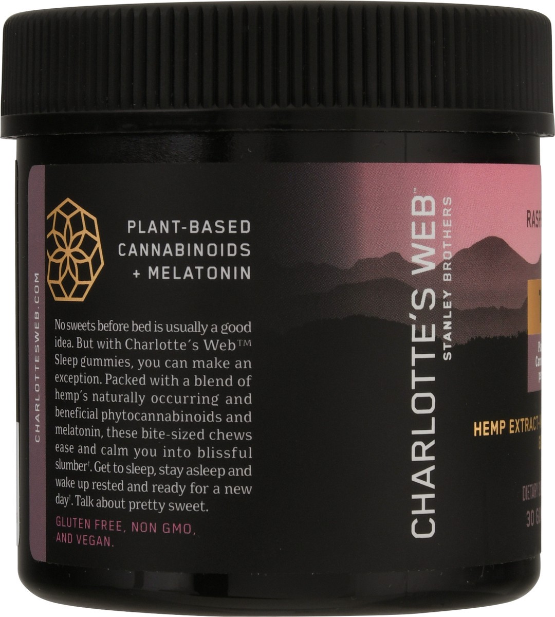 slide 10 of 13, Charlotte's Web Raspberry Hemp Extract Infused Sleep Gummies, 1 ct