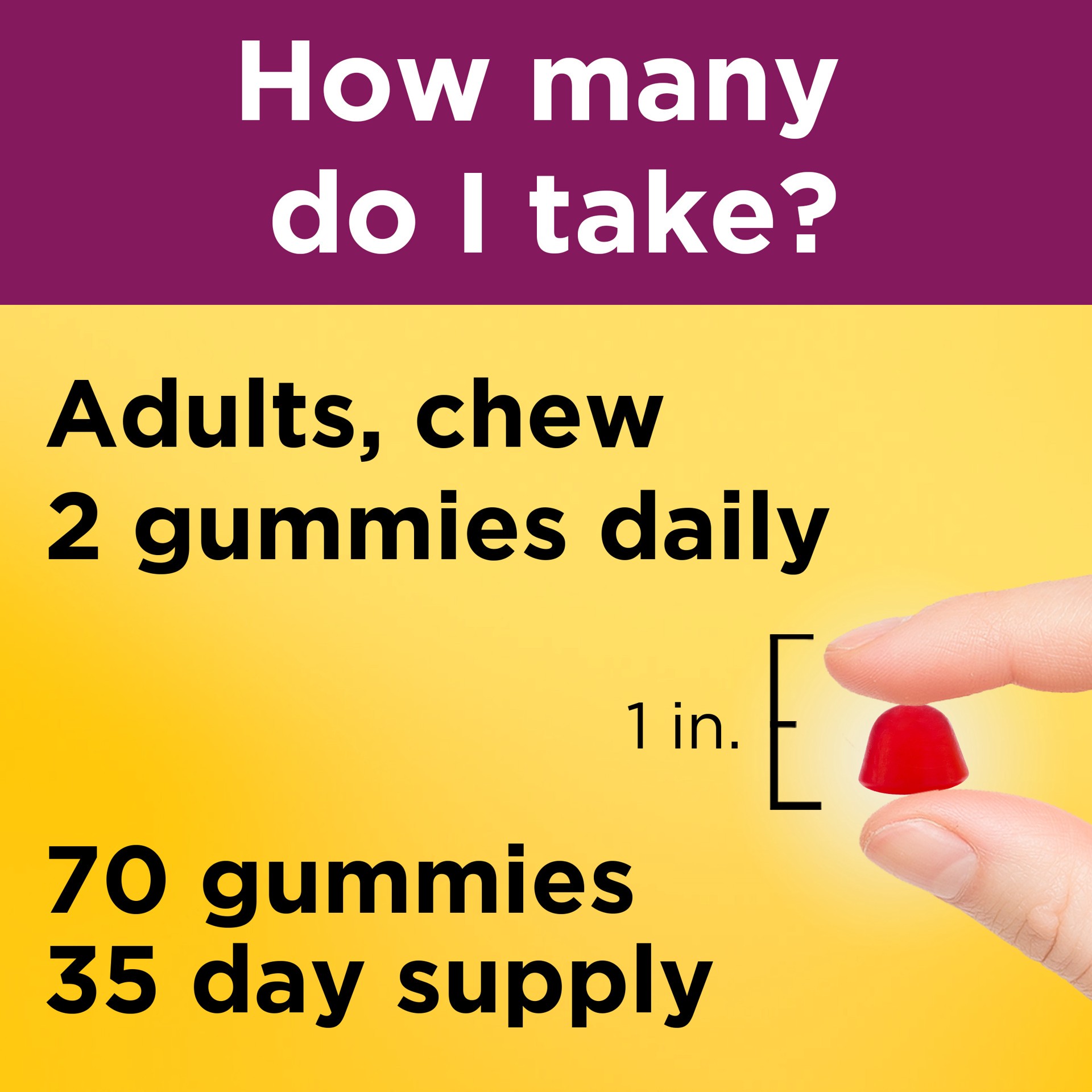slide 7 of 8, Nature Made Multivitamin For Her, Womens Multivitamin for Daily Nutritional Support, Multivitamin for Women, 70 Gummies, 35 Day Supply, 70 ct