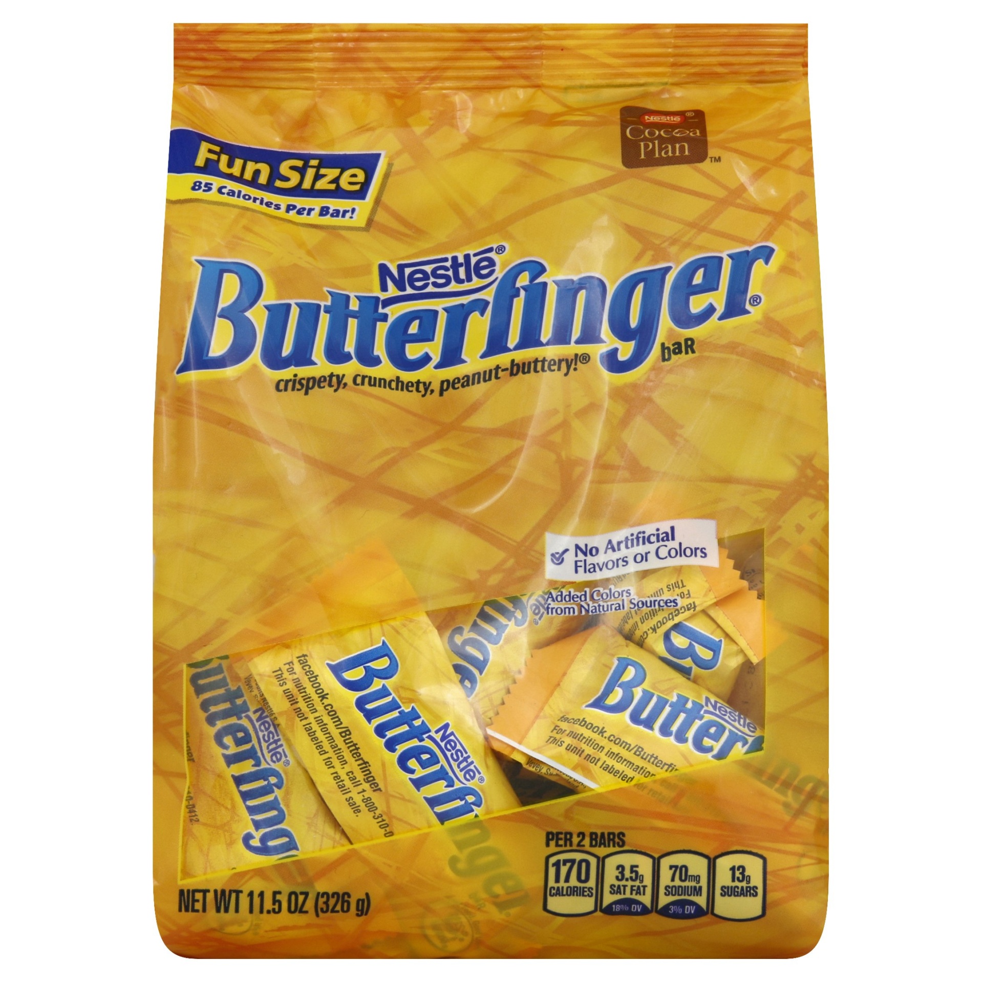 slide 1 of 1, Butterfinger Fun Size Bars, 11.5 oz