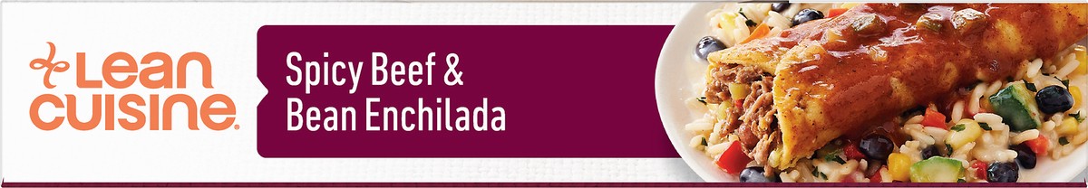 slide 8 of 10, Lean Cuisine Marketplace Spicy Beef & Bean Enchilada, 9.625 oz