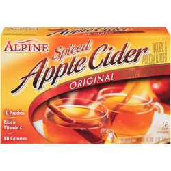 Alpine Spiced Cider Instant Drink Mix Original Apple Flavor