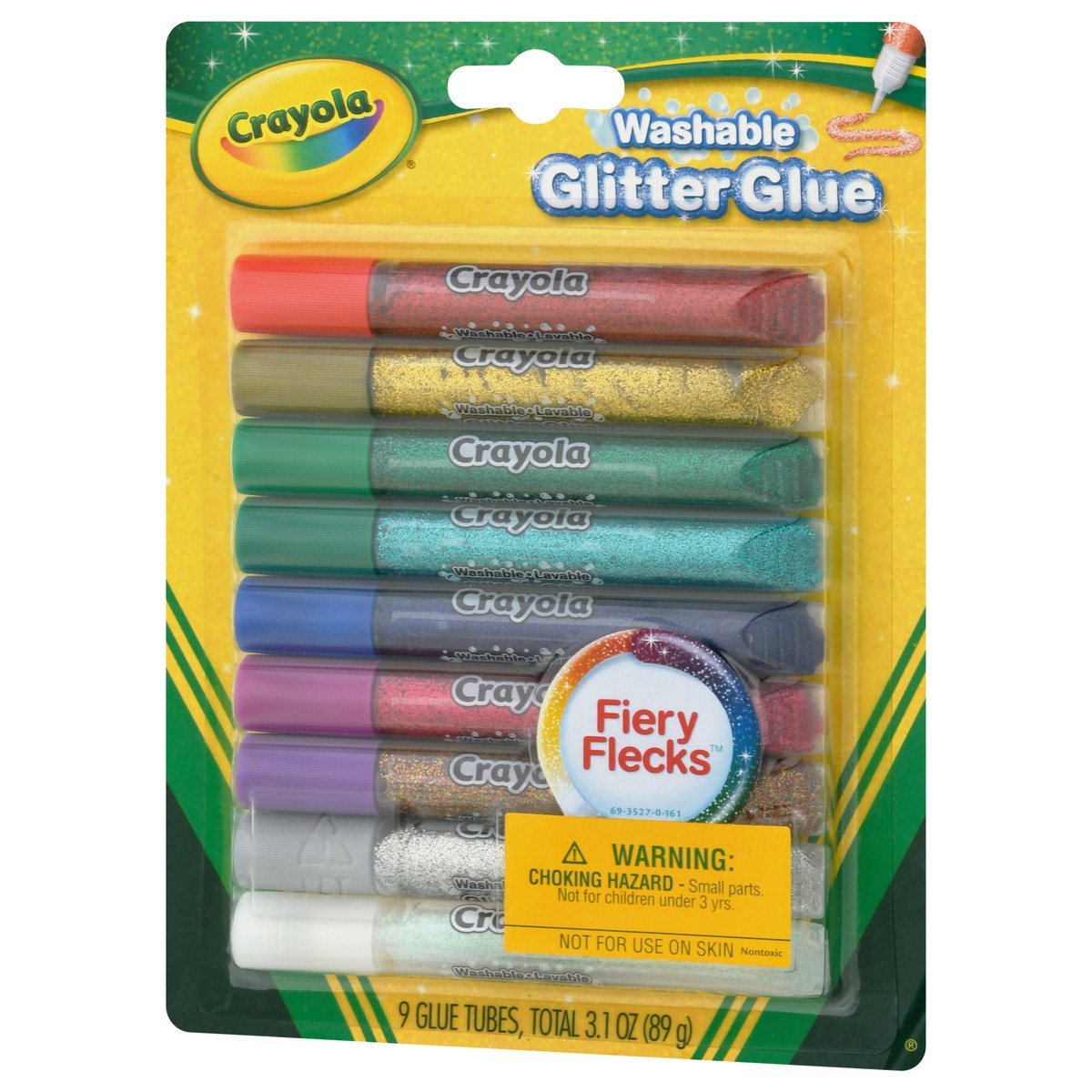 slide 3 of 9, Crayola Glitter Glue Washable, 9 ct