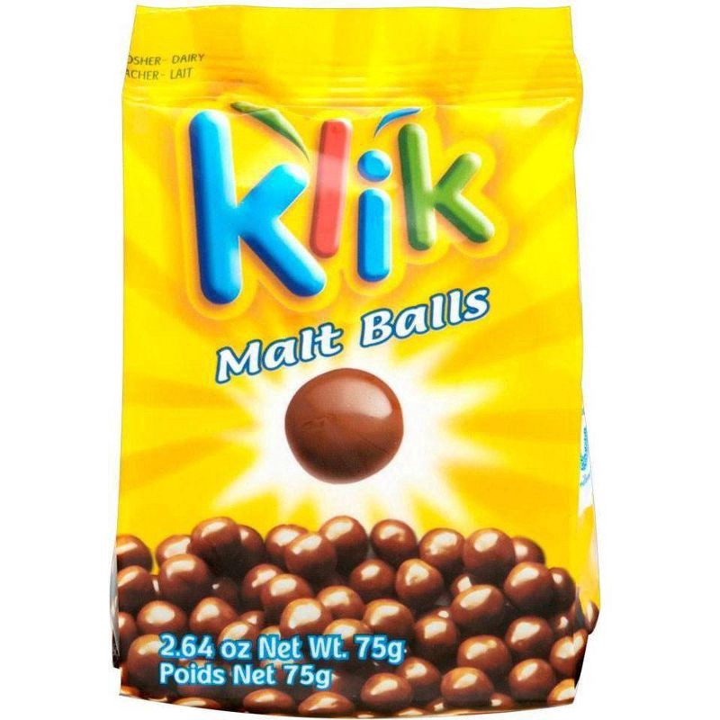 slide 1 of 3, Klik Malt Balls - 2.64oz, 2.64 oz