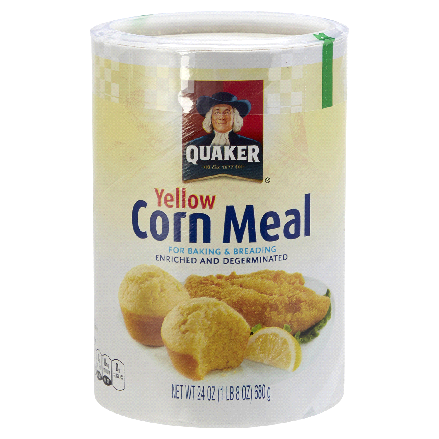 slide 1 of 2, Quaker Corn Meal, Yellow, 24.0 oz