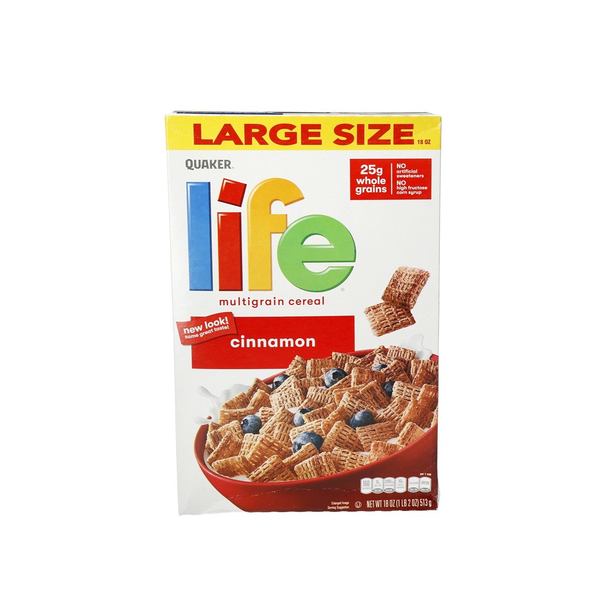 slide 1 of 2, Quaker Cinnamon Life Cereal, 18 oz