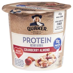 Quaker Instant Oatmeal, Cranberry Almond, Protein