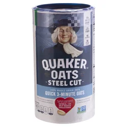 Quaker Oats, Quick 3-Minute, Steel Cut