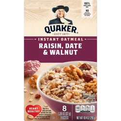 Quaker Instant Oatmeal, Raisin, Date & Walnut