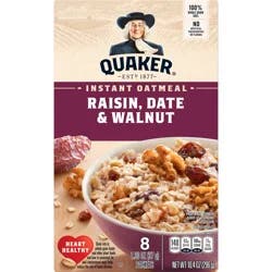 Quaker Instant Oatmeal, Raisin, Date & Walnut