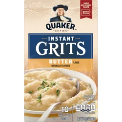 Quaker Instant Grits Butter 0.98 Oz 10 Count