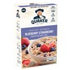 slide 2 of 17, Quaker Instant Oatmeal Blueberry Strawberry 1.37 Oz 6 Count, 8.2 oz