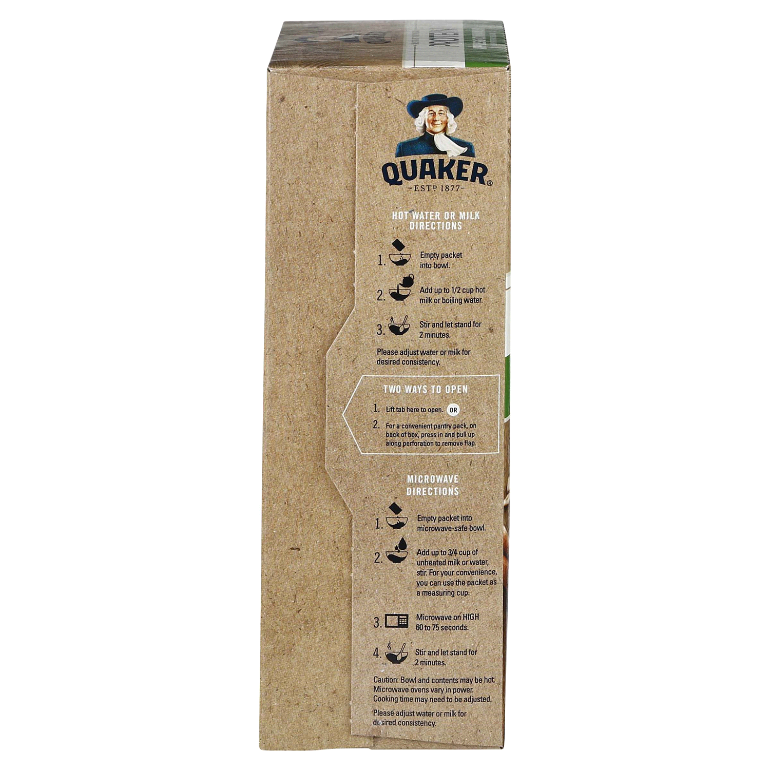 slide 2 of 3, Quaker Protein Instant Oatmeal Apples & Cinnamon Flavor 2.11 Oz 6 Count, 6 ct