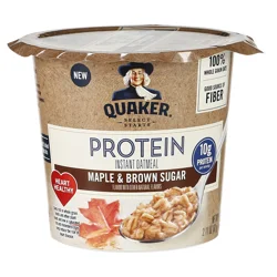 Quaker Protein Instant Oatmeal Maple & Brown Sugar 2.11 Oz