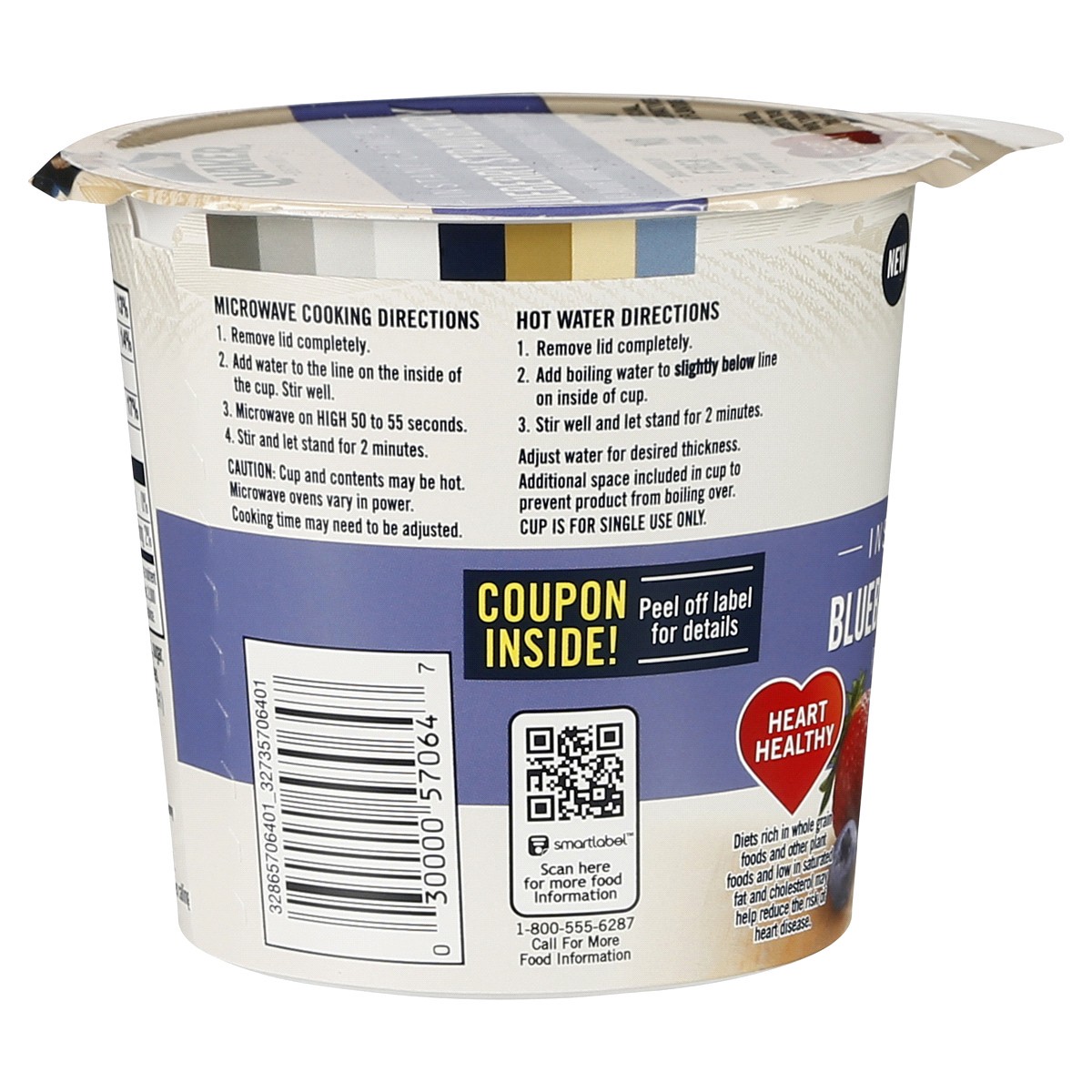 slide 2 of 3, Quaker Blueberry Strawberry Instant Oatmeal 1.69 oz, 1.69 oz