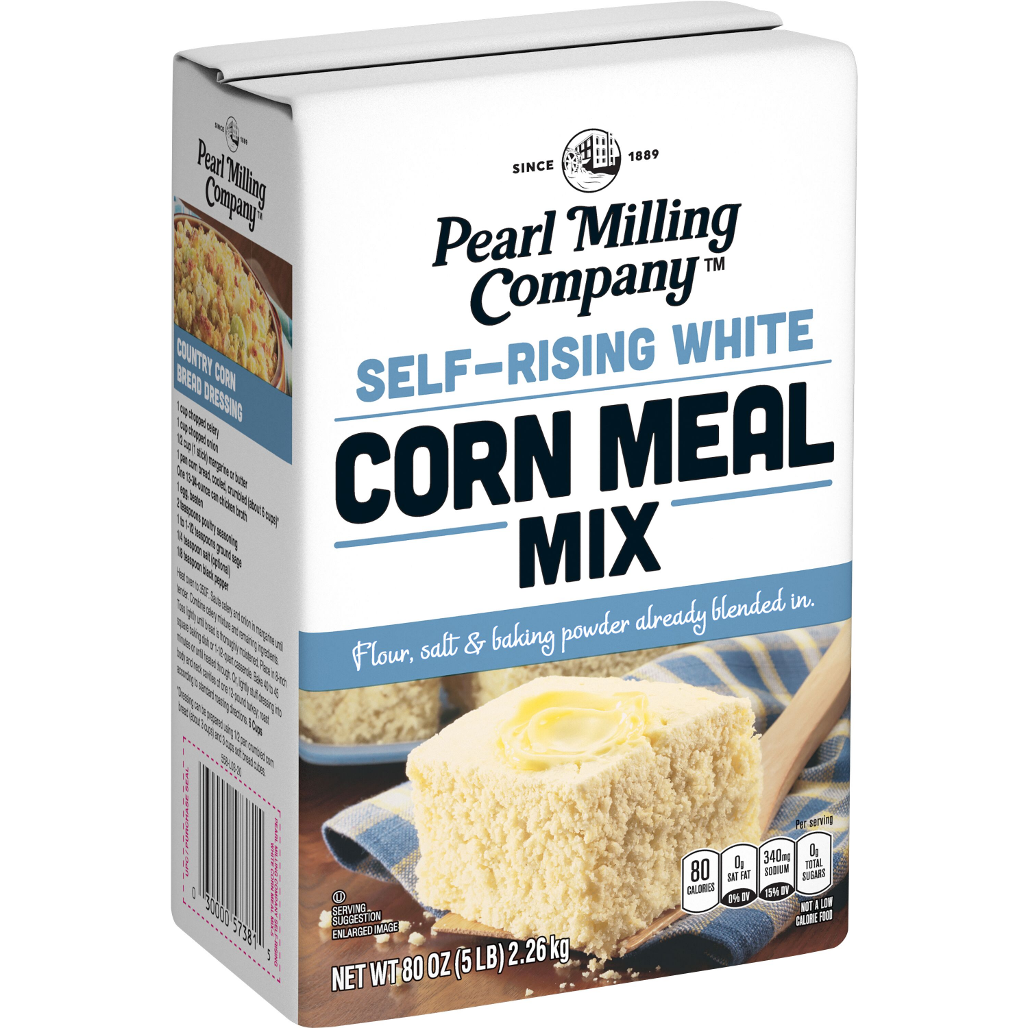 slide 2 of 2, Pearl Milling Company Corn Meal Mix Self-Rising White 80 Oz, 80 oz